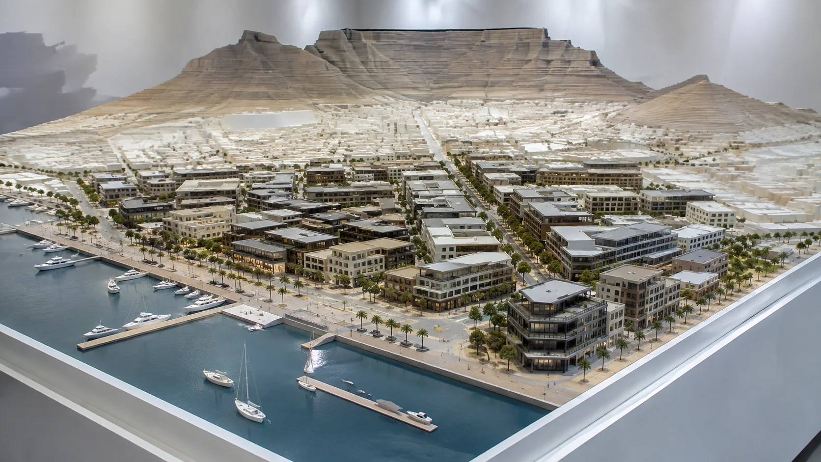 Illustrative Cape Town urban model, not an ACE office photograph